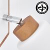 Alvorn applique da parete orientabile E27 con paralume cilindrico per camera da letto