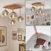 Koyoto plafoniera a 4 luci con sfere E14, lampada da soffitto boho vintage