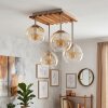 Koyoto plafoniera a 4 luci E14 con sfere, stile boho vintage moderno