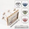Gastor plafoniera a 4 luci E14 con sfere sospese, stile boho vintage