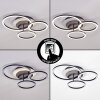 Kordex plafoniera LED a 3 anelli, lampada da soffitto orientabile moderna