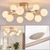 Chehalis plafoniera a sfere 12 luci, lampada da soffitto rotonda ø 76 cm