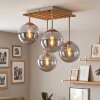 Gastor plafoniera a sfere sospese 4 luci E14, lampada da soffitto vintage