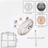 Koyoto plafoniera a sfere 4 luci con attacco E14 Ø 38 cm, lampada da soffitto moderna