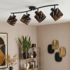 Alsen plafoniera con faretti orientabili E14, 4 luci, design moderno