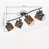 Alsen plafoniera con faretti orientabili E14, 4 luci, design moderno