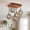Gastor plafoniera a sfere 5 luci E14 per sala da pranzo, stile boho moderno