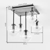 Gastor plafoniera a sfere 5 luci E14 per sala da pranzo, stile boho moderno