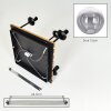 Gastor plafoniera a 5 luci con sfere E14, lampada da soffitto boho vintage