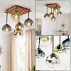 Gastor plafoniera a sfere E14 5 luci, lampada da soffitto per soggiorno