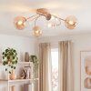 Chehalis plafoniera a sfere, lampada da soffitto rotonda G9 a 6 luci, ø 58 cm