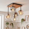 Gastor plafoniera vintage da soffitto a sfere, 5 luci E14, stile retrò