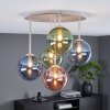 Chehalis plafoniera a sfere, lampada da soffitto 5 luci Ø 45 cm vintage per soggiorno