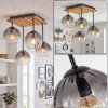 Koyoto plafoniera a 4 luci, lampada da soffitto con paralumi sferici boho