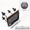 Koyoto plafoniera a 4 luci E14, lampada da soffitto con sfere stile vintage