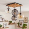 Koyoto plafoniera a 4 luci con sfere sospese E14, stile boho vintage