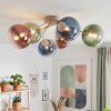 Chehalis plafoniera a sfere 6 luci G9, Ø 64 cm, design moderno vintage