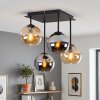 Koyoto plafoniera a 4 luci E14 con sfere sospese, stile moderno vintage