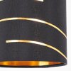 Faretto da soffitto Alsen, 4 paralumi oro e nero, faretti orientabili per corridoio e ingresso