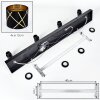 Opatija plafoniera con faretti orientabili E14, 4 luci, design geometrico