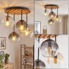 Koyoto plafoniera 4 luci E14 ø 39,5 cm con sfere scanalate, stile boho