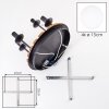 Plafoniera moderna a sfere Gastor, configurazione cluster con 4 schermi bianchi