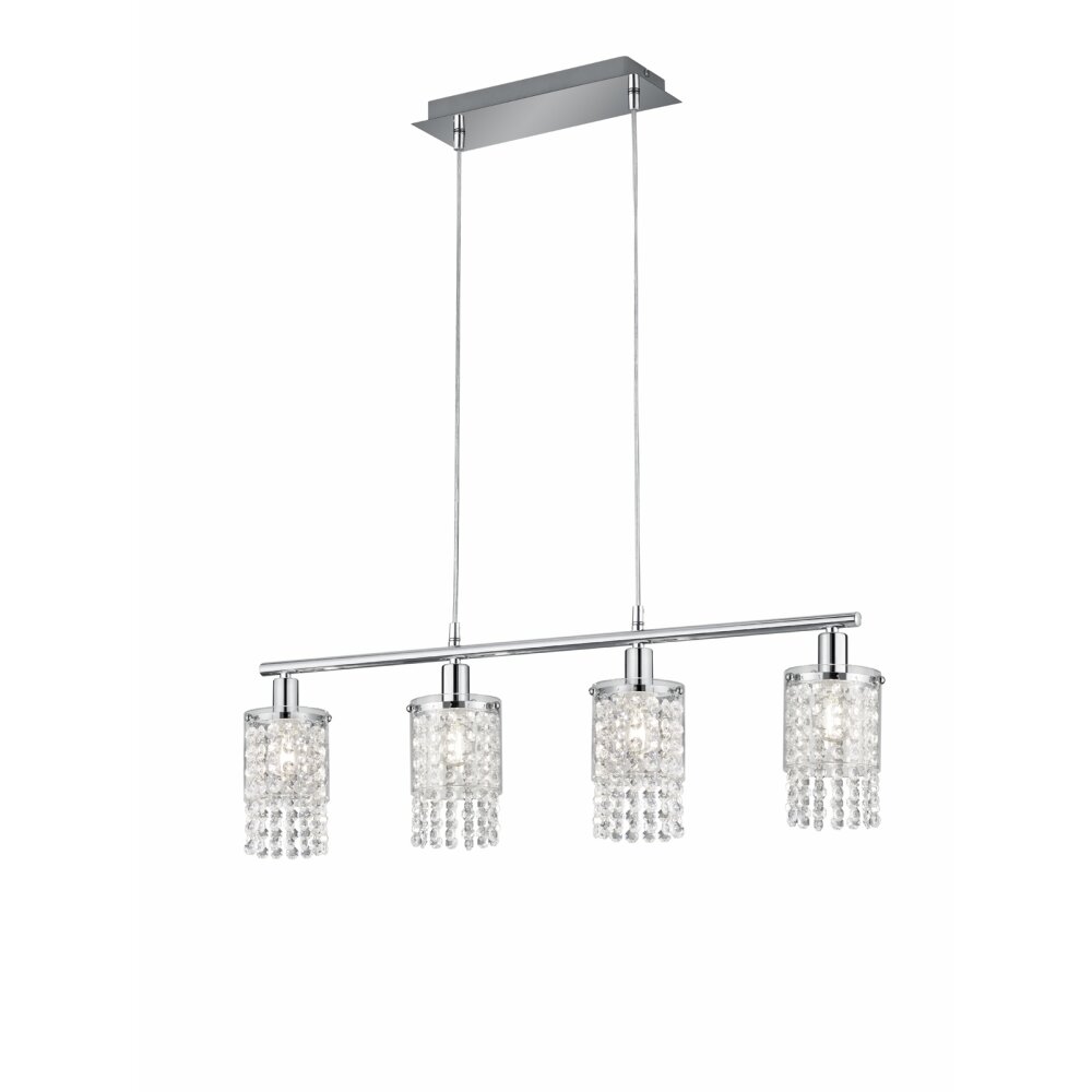 Reality Posh Lampada a Sospensione Cromo, 4-Luci main product photo