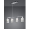 Reality Posh Lampada a Sospensione Cromo, 4-Luci