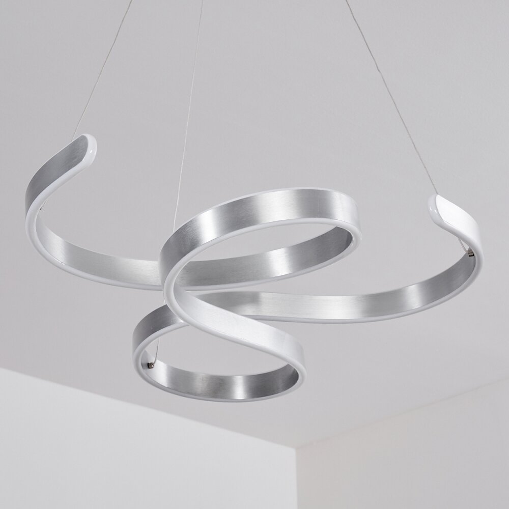 Chippewa Lampada a Sospensione LED Alluminio, 1-Luce