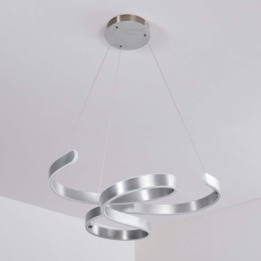 Chippewa Lampada a Sospensione LED Alluminio, 1-Luce