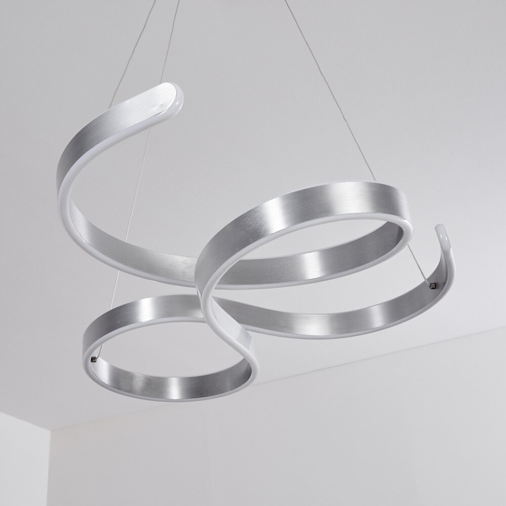 Chippewa Lampada a Sospensione LED Alluminio, 1-Luce