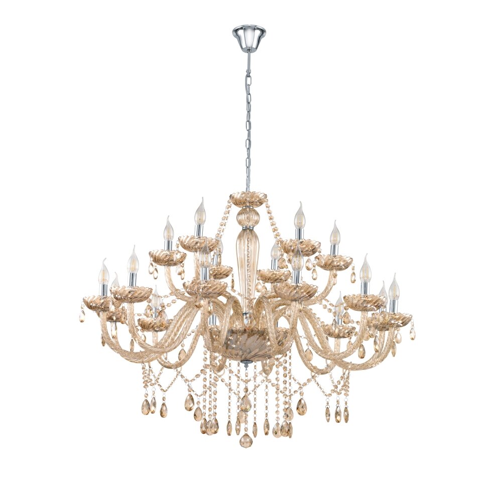 Eglo BASILANO Lampadario a sospensione Cromo, 18-Luci main product photo