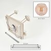 Plafoniera a sfere Koyoto moderna, con 5 paralumi in vetro ambrato ø 15 cm, E14