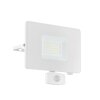 Eglo FAEDO Applique da esterno LED Bianco, 1-Luce, Sensori di movimento