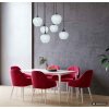 Globo Maxy lampadario a sospensione a 6 luci per tavolo da pranzo, organico E27