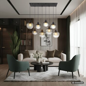 Toy NOWA lampadario a sospensione moderno 8 luci E27 per sala da pranzo e soggiorno