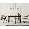 NOWA Run lampada a sospensione moderna 4 luci E27 lunga 88 cm per cucina e soggiorno