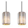 NOWA Run lampada a sospensione moderna 4 luci E27 lunga 88 cm per cucina e soggiorno