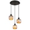 Tom NOWA lampadario moderno a sospensione rotondo 3 luci E14 Ø 41,8 cm