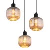 Tom NOWA lampadario moderno a sospensione rotondo 3 luci E14 Ø 41,8 cm