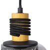 NOWA Ando lampada a sospensione moderna 4 luci regolabile, attacco E27, 88,5 cm