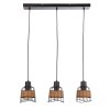 NOWA Esra lampada a sospensione tripla a 3 luci E27 L 57 cm moderna per cucina
