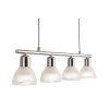 NOWA Daytona lampada sospesa per isola cucina, lineare, 4 luci, lunghezza 10 cm