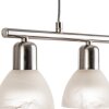 NOWA Daytona lampada sospesa per isola cucina, lineare, 4 luci, lunghezza 10 cm