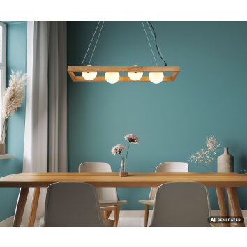 NOWA Nanda lampadario a sospensione moderno a 4 luci G9 per sala da pranzo