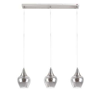 Drop NOWA lampada a sospensione lineare moderna a 3 luci attacco E14, lunghezza 15 cm