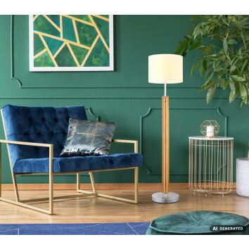 NOWA Taugus lampada da terra moderna, piantana con attacco E27, altezza 145 cm