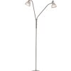 NOWA Daytona lampada a stelo moderna e regolabile a 2 faretti orientabili E14, 150 cm