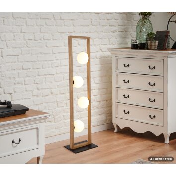 NOWA Nanda lampadario a sospensione a 4 luci G9 5 Watt 28 cm, lampada a sospensione moderna