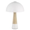 NOWA Paulin lampada da comodino a fungo moderna, design minimal per camera da letto